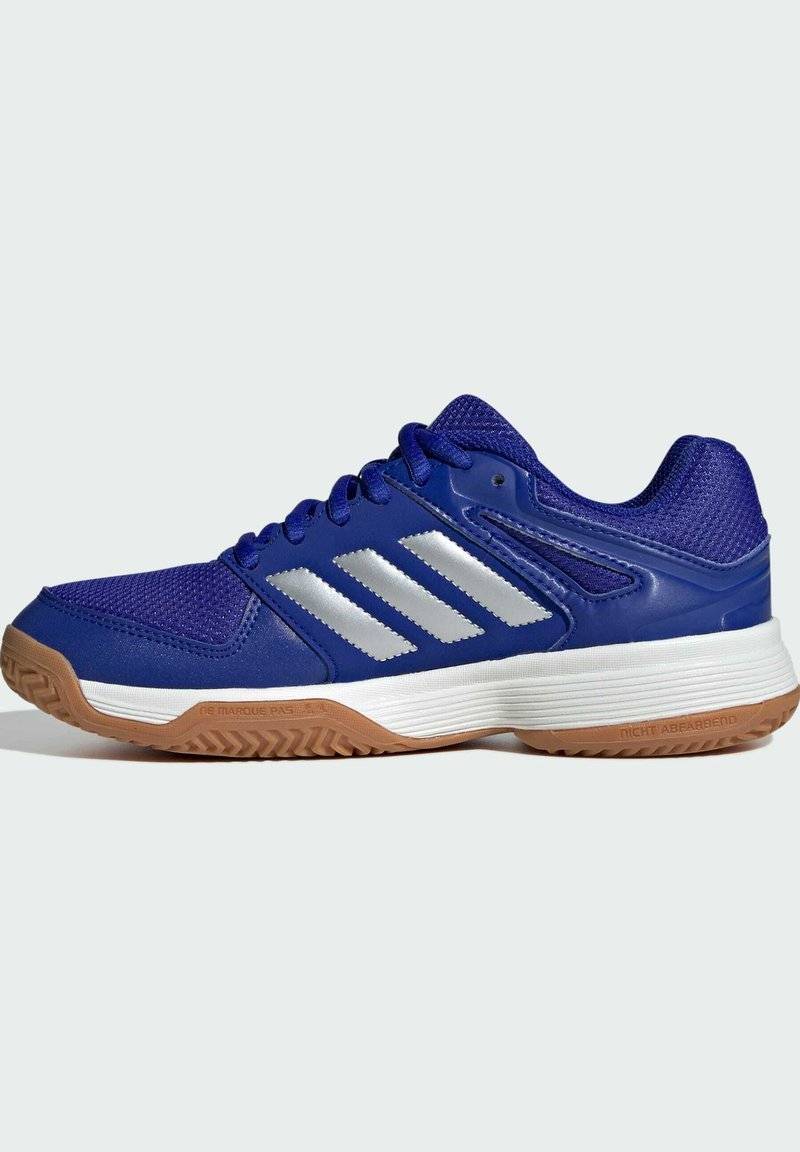 adidas Performance adidas Performance SPEEDCOURT INDOOR KIDS - Stability running shoes - lucid blue silver metallic gum Clearance-Verkauf