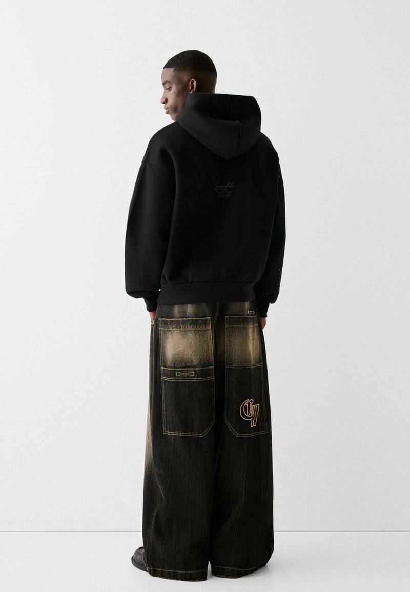 Bershka Bershka Sweatshirt - black denim Hotsell