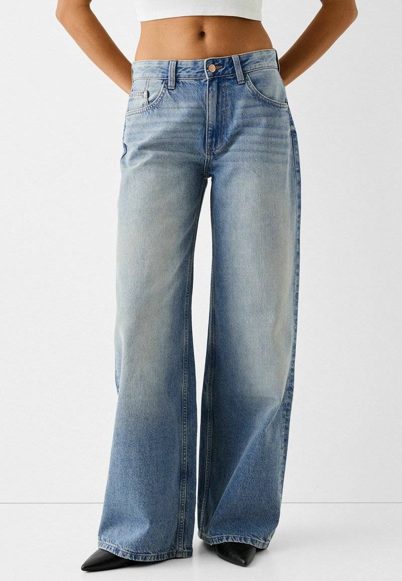 Bershka Bershka WIDE-LEG - Relaxed fit jeans