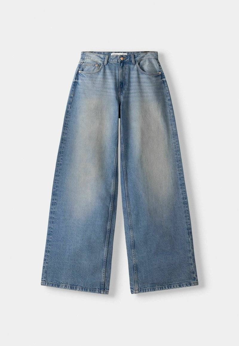 Bershka Bershka WIDE-LEG - Relaxed fit jeans Outlet