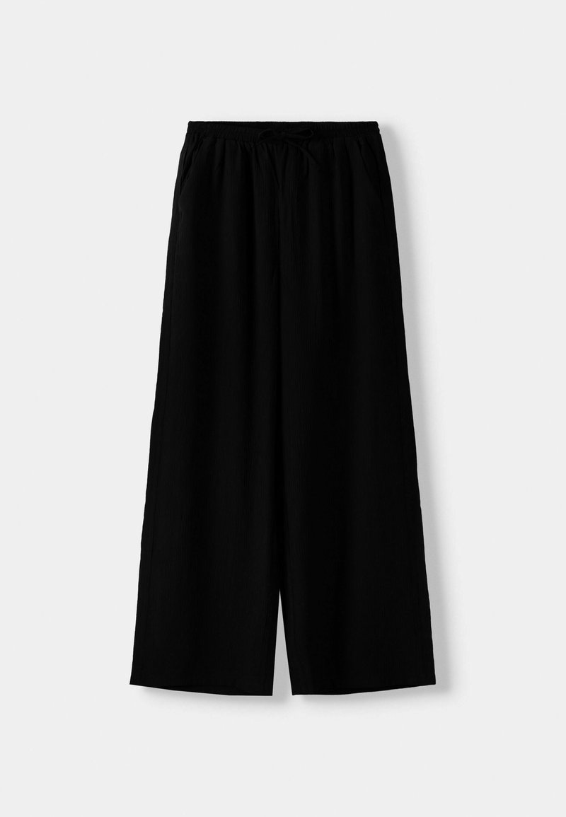 Bershka Bershka Trousers - black Angebote