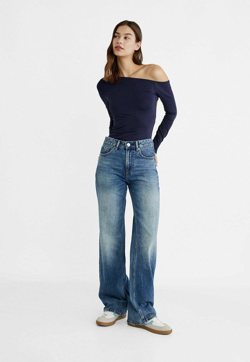 Stradivarius Stradivarius Straight leg jeans - blue im Angebot