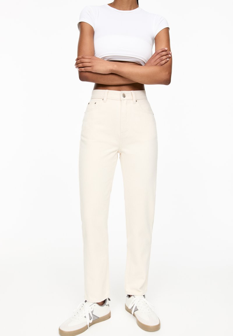 PULL&BEAR PULL&BEAR MOM - Slim fit jeans - beige