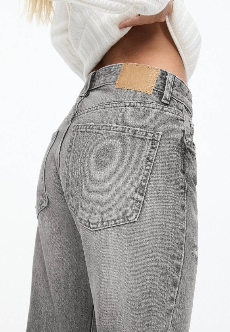 PULL&BEAR PULL&BEAR MID - Straight leg jeans - grey Verkauf