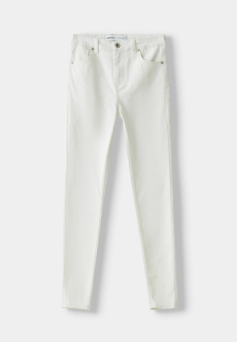 Bershka Bershka SUPER - Jeans Skinny Fit - white Hotsell
