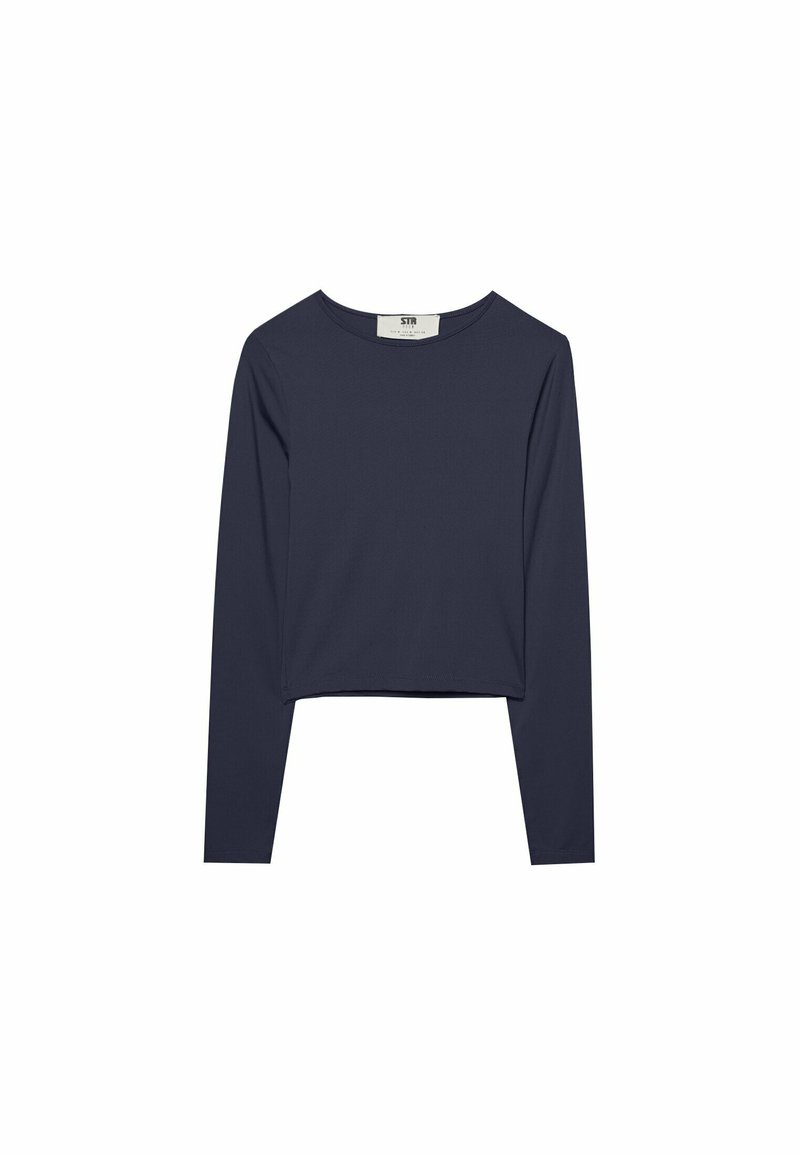 Stradivarius Stradivarius Long sleeved top - dark blue im Angebot