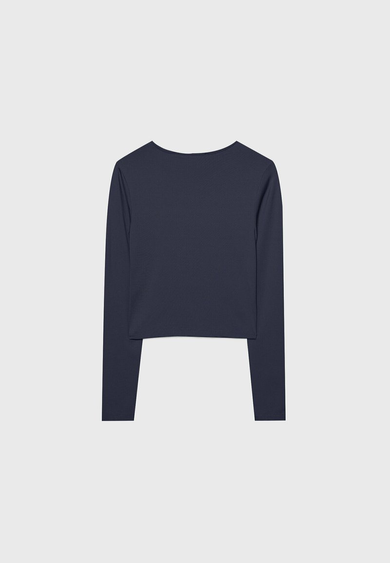 Stradivarius Stradivarius Long sleeved top - dark blue im Angebot