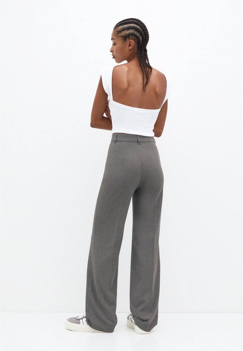 PULL&BEAR PULL&BEAR SMART SEAMED - Trousers - grey Günstiger Verkauf