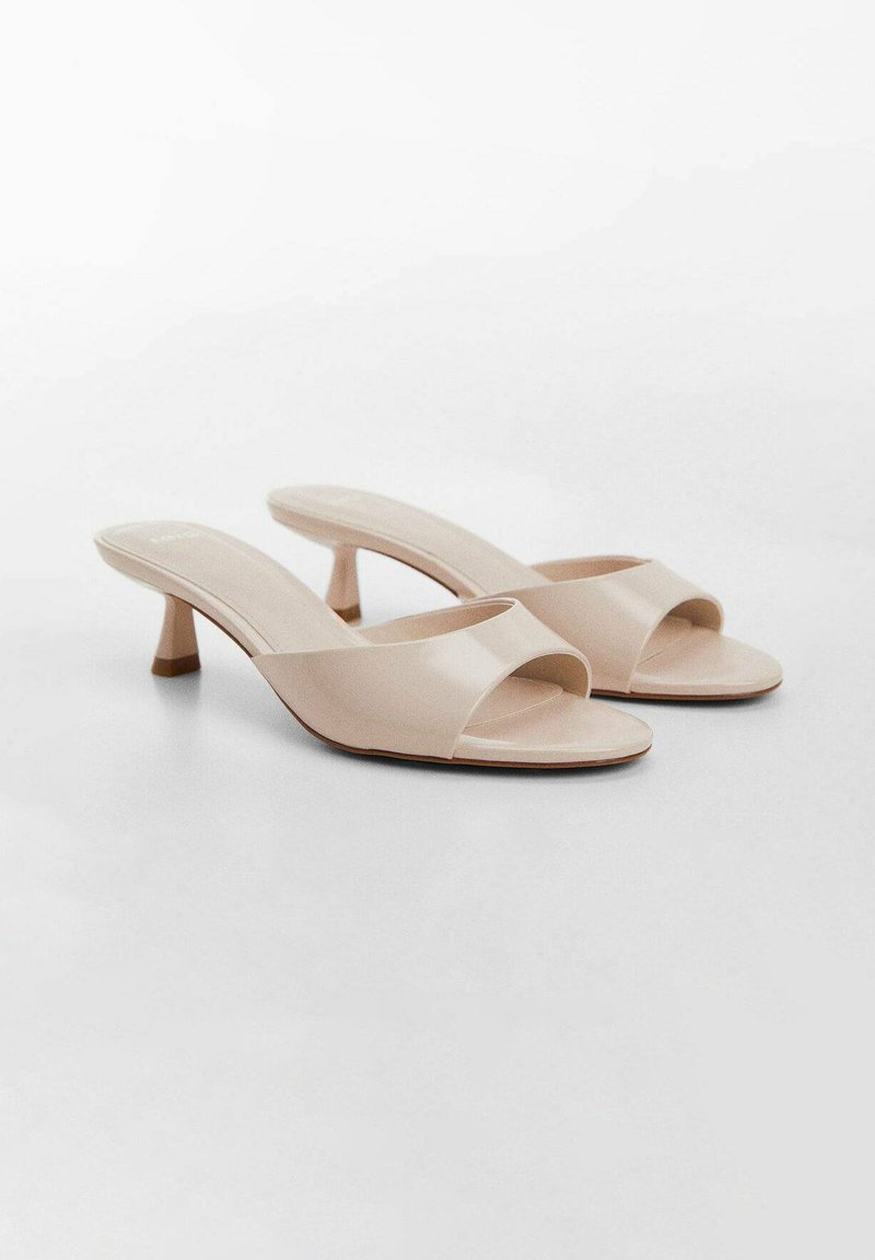 Mango Mango LOW - Heeled mules - nude Begrenztes Angebot