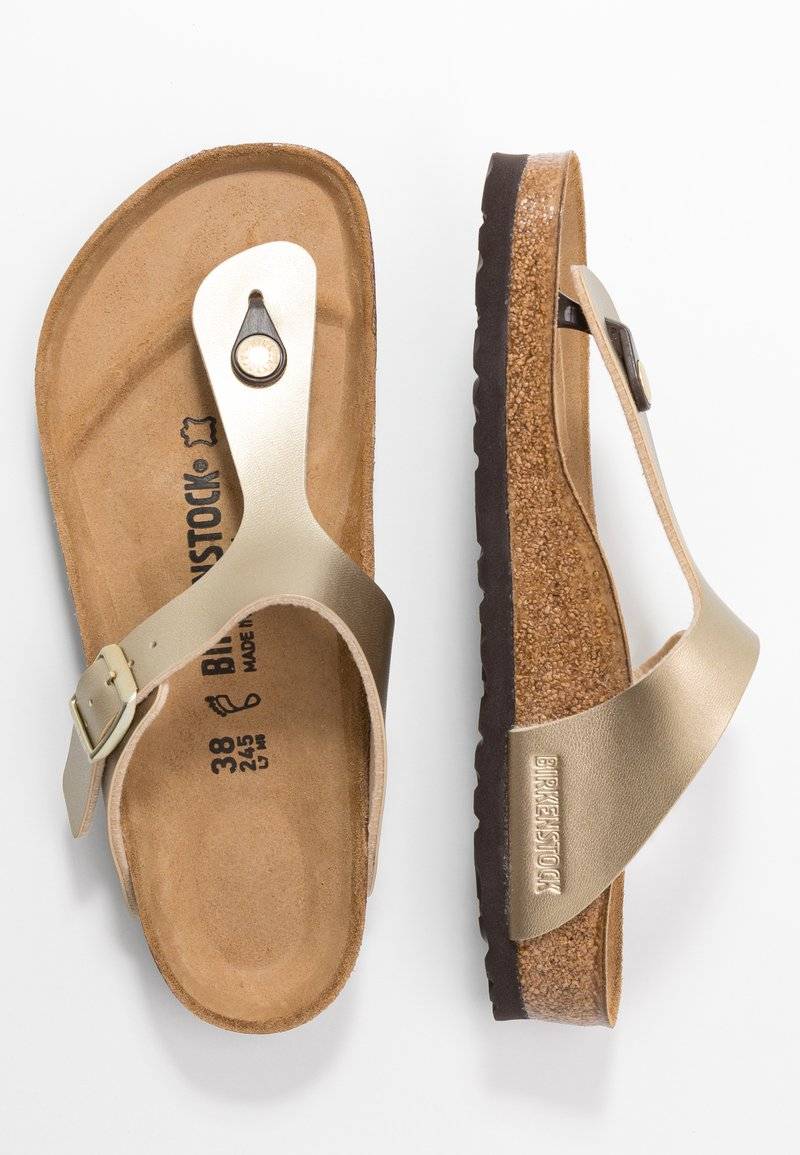 Birkenstock Birkenstock GIZEH BF REGULAR - Slippers - gold Online Shopping