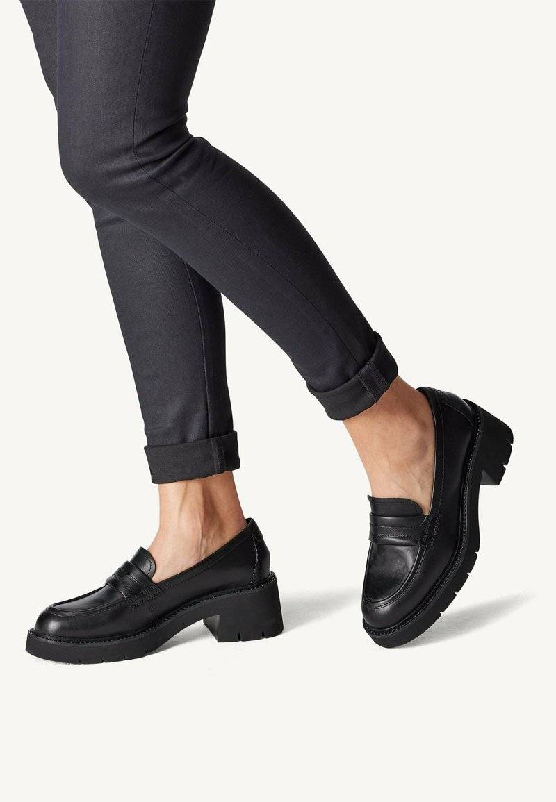 Tamaris Tamaris Slip-ons - black leather