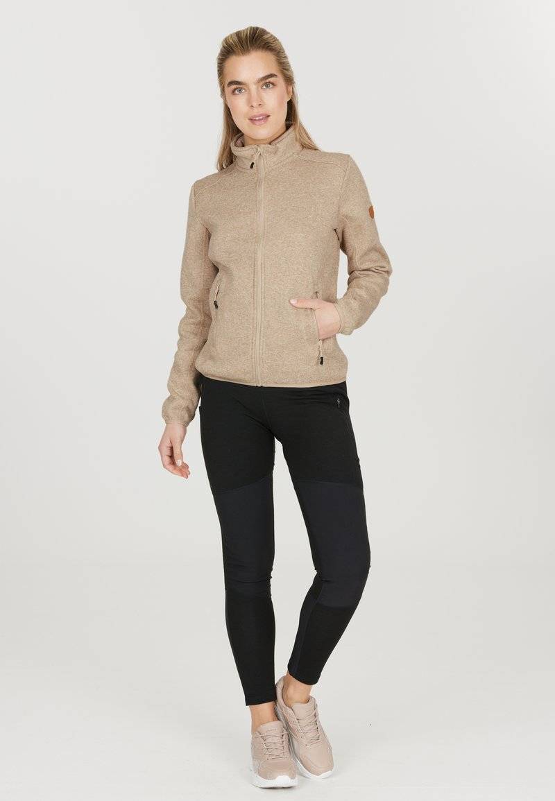 Whistler Whistler SAMANI - Fleece jacket - oatmeal Jubiläumsangebot