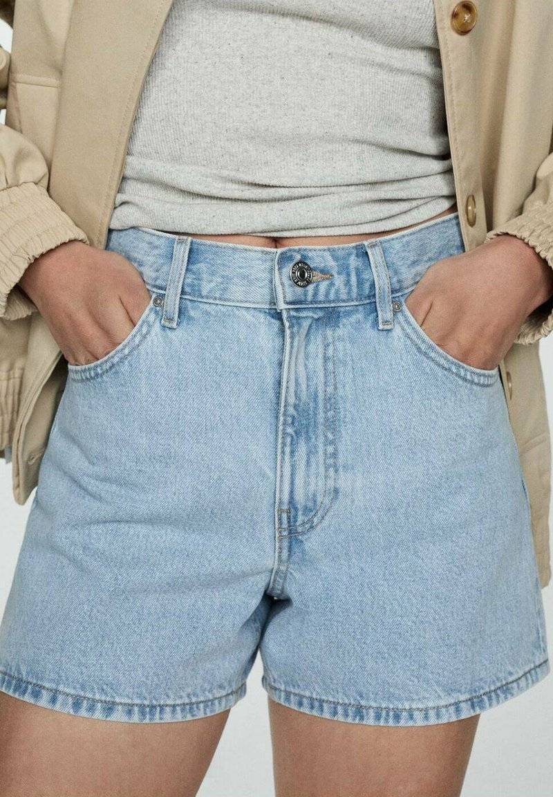 Mango Mango Denim shorts - light blue Bis zu 50% Rabatt