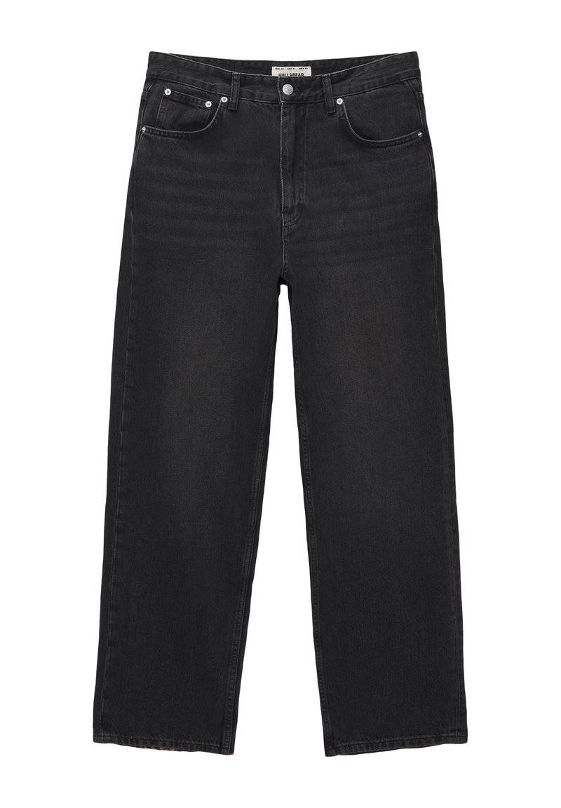 PULL&BEAR PULL&BEAR BAGGY FIT - Straight leg jeans - black Bis zu 65% Rabatt