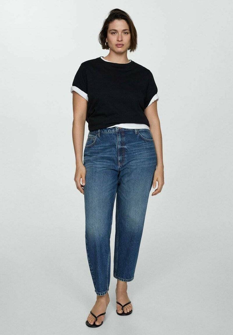 Mango Mango Relaxed fit jeans - bleu foncé Nur für heute