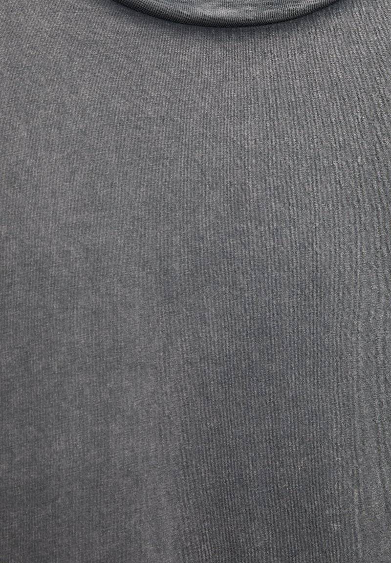 PULL&BEAR PULL&BEAR SHORT SLEEVE - Basic T-shirt - dark grey Sonderangebot der Fabrik
