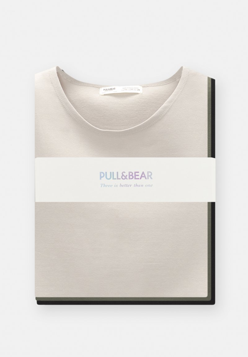 PULL&BEAR PULL&BEAR TRIPACK - Top - green Vierteljährliche Förderung