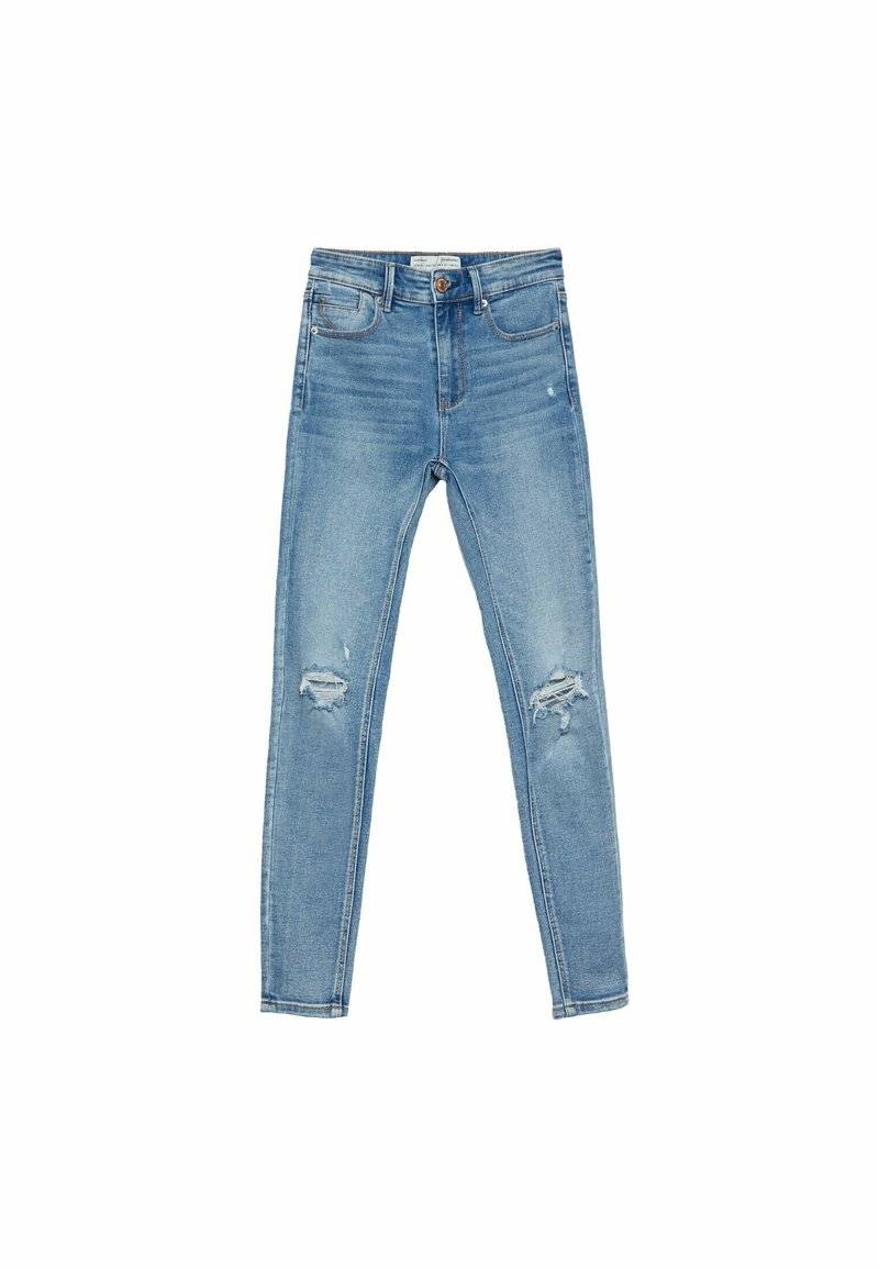 Stradivarius Stradivarius Jeans Skinny Fit - neon blue Nur noch ein Tag übrig
