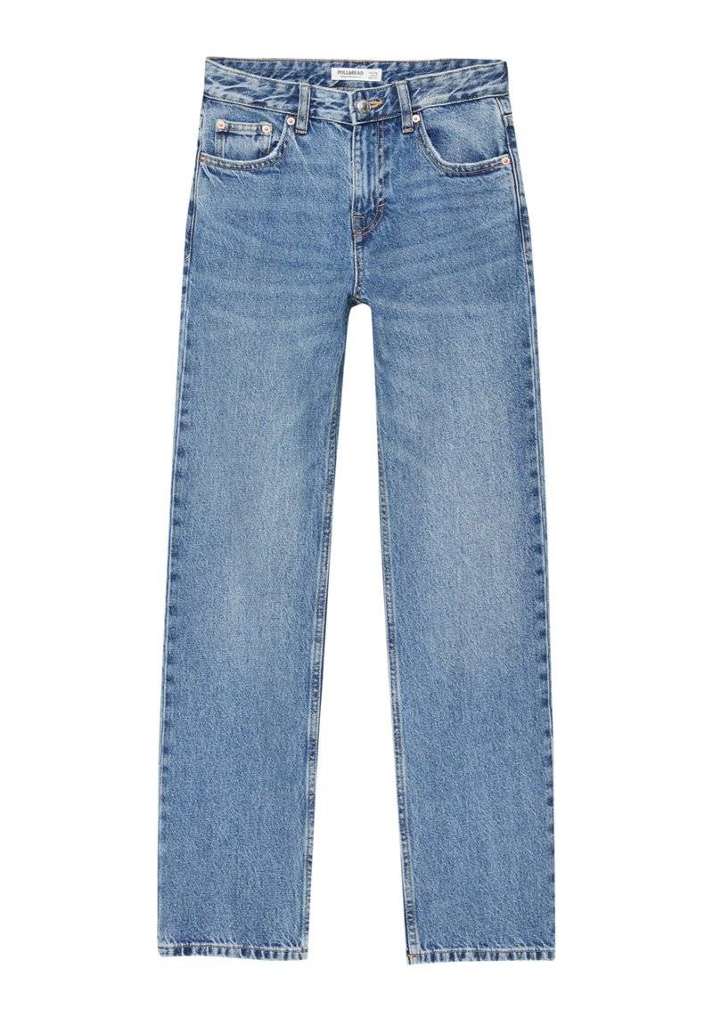 PULL&BEAR PULL&BEAR MID-WAIST - Straight leg jeans - blue denim Fabrikladen