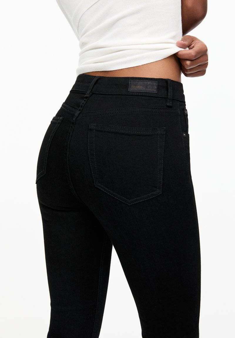 PULL&BEAR PULL&BEAR MID-RISE - Jeans Skinny Fit - black 50% Rabatt für begrenzte Zeit