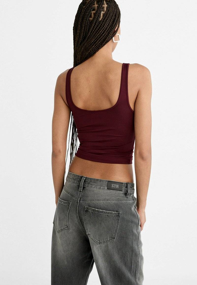 Stradivarius Stradivarius BAGGY JEANS 07356280 - Relaxed fit jeans - dark grey Rabatte dieses Monats