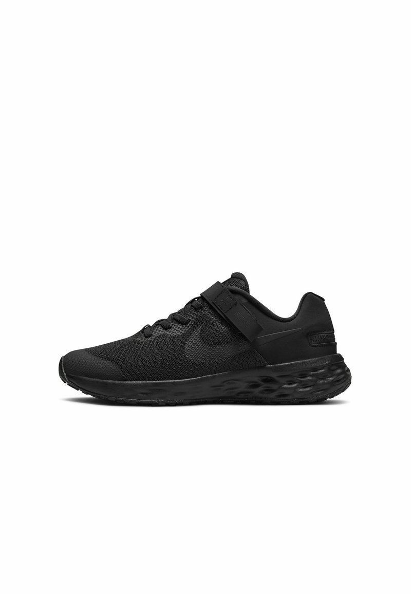Nike Performance Nike Performance NIKE REVOLUTION 6 FLYEASE (GS - Neutral running shoes - black dark smoke grey black Super Sparpreis