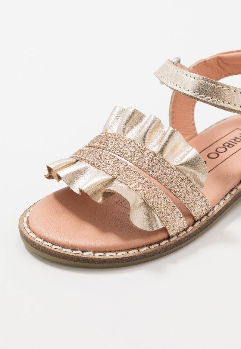 Friboo Friboo LEATHER - Sandals - gold Neueste Stile