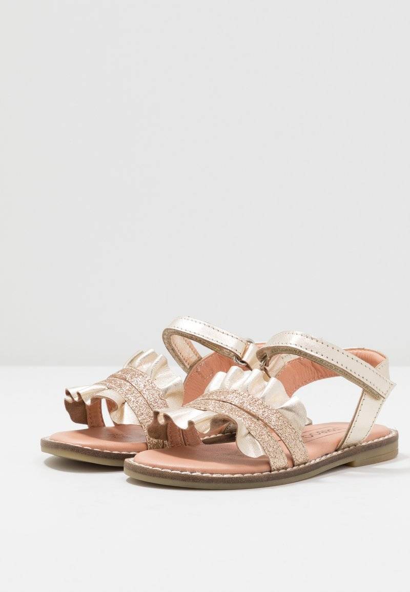 Friboo Friboo LEATHER - Sandals - gold Neueste Stile