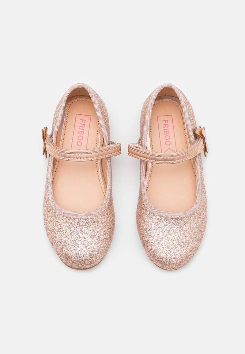 Friboo Friboo Ankle strap ballet pumps - rose gold Discount Store für neue Produkte