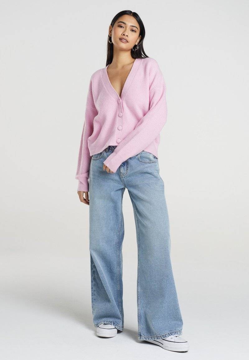 Brave Soul Brave Soul LKC-230DAFFIE - Cardigan - pink Muttertagsangebot