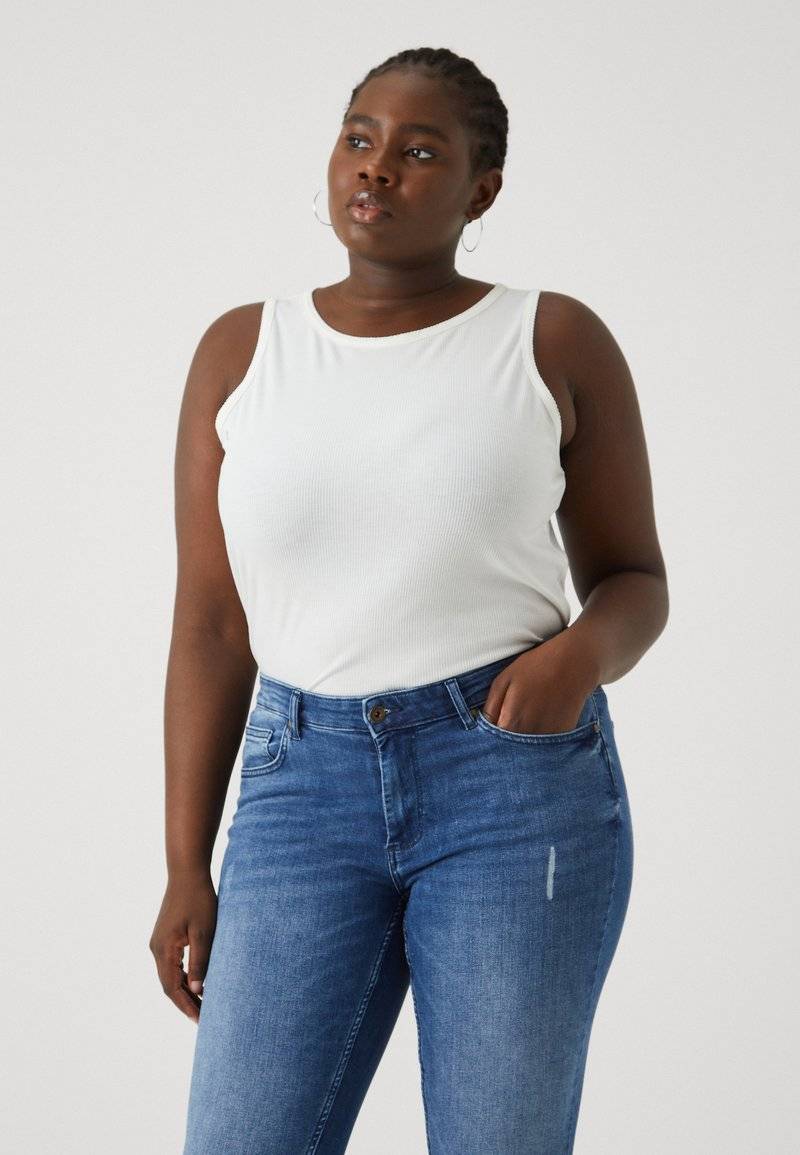 ONLY Carmakoma ONLY Carmakoma CARWILLY - Jeans Skinny Fit - medium blue denim Valentinstagsangebot