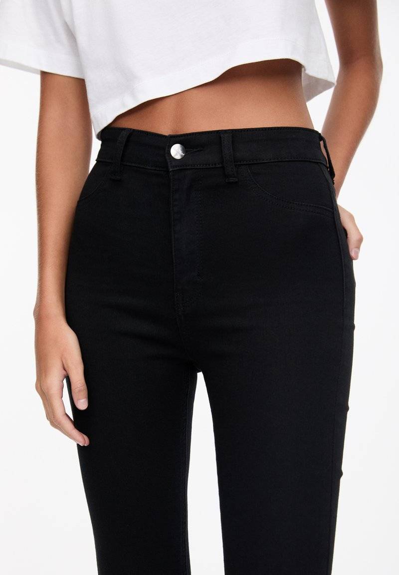 PULL&BEAR PULL&BEAR HIGH WAIST - Jeans Skinny Fit - black Online Outlet