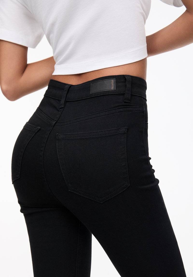PULL&BEAR PULL&BEAR HIGH WAIST - Jeans Skinny Fit - black Online Outlet