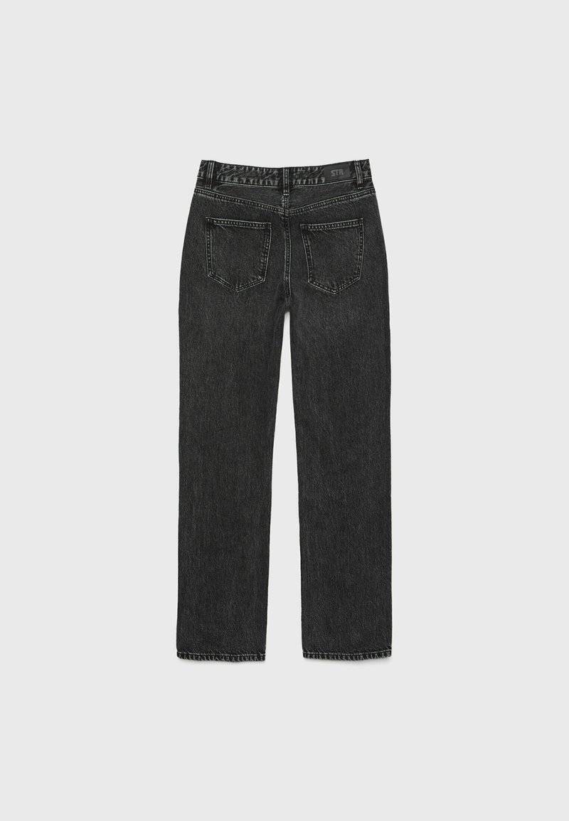 Stradivarius Stradivarius Straight leg jeans - dark grey Bestseller