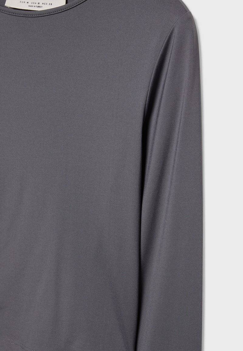 Stradivarius Stradivarius Long sleeved top - dark grey Wochenangebot