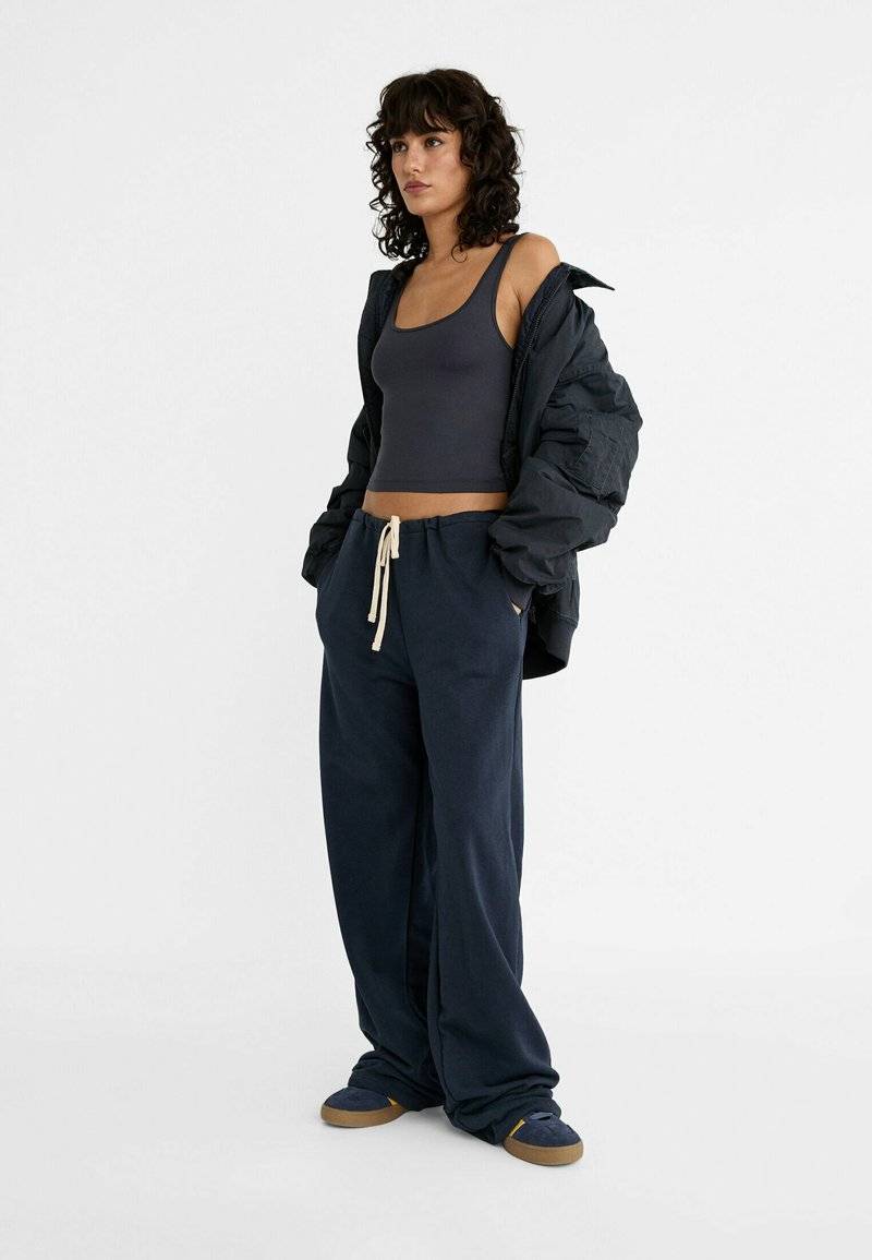 Stradivarius Stradivarius Top - dark blue Letzte 3 Tage