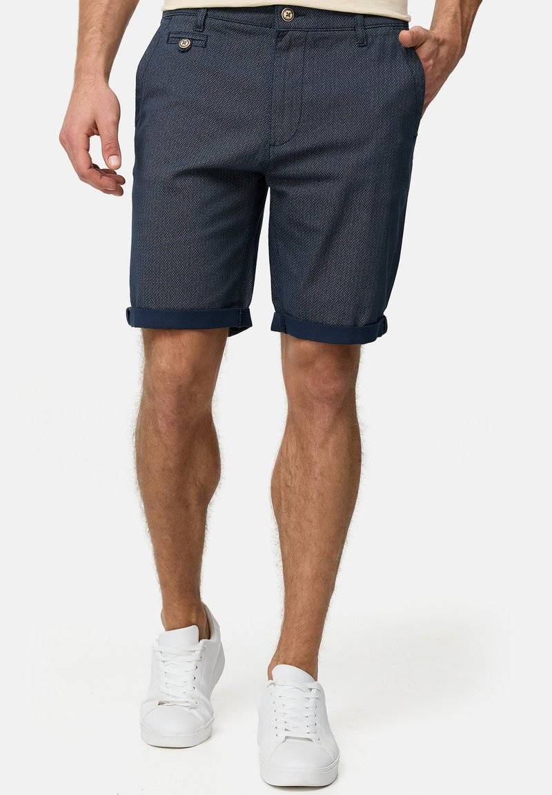 INDICODE JEANS INDICODE JEANS CUBA - Shorts - mottled blue JETZT KAUFEN