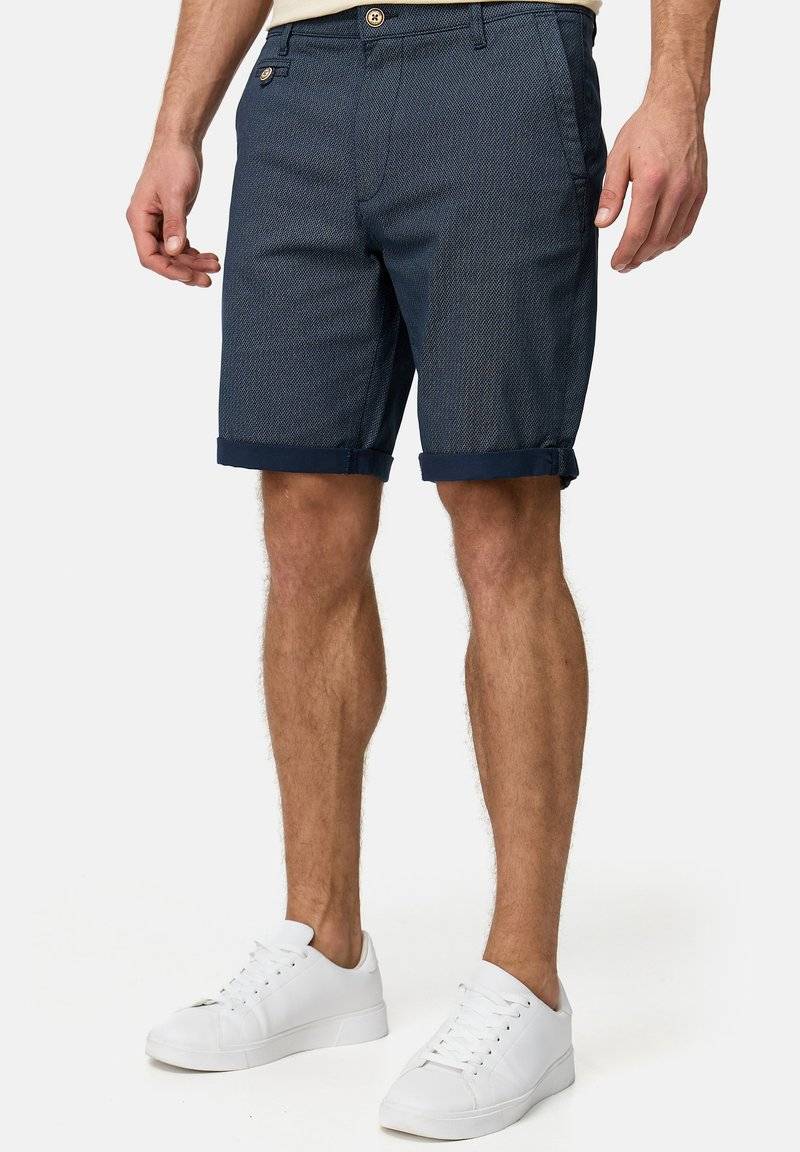 INDICODE JEANS INDICODE JEANS CUBA - Shorts - mottled blue JETZT KAUFEN