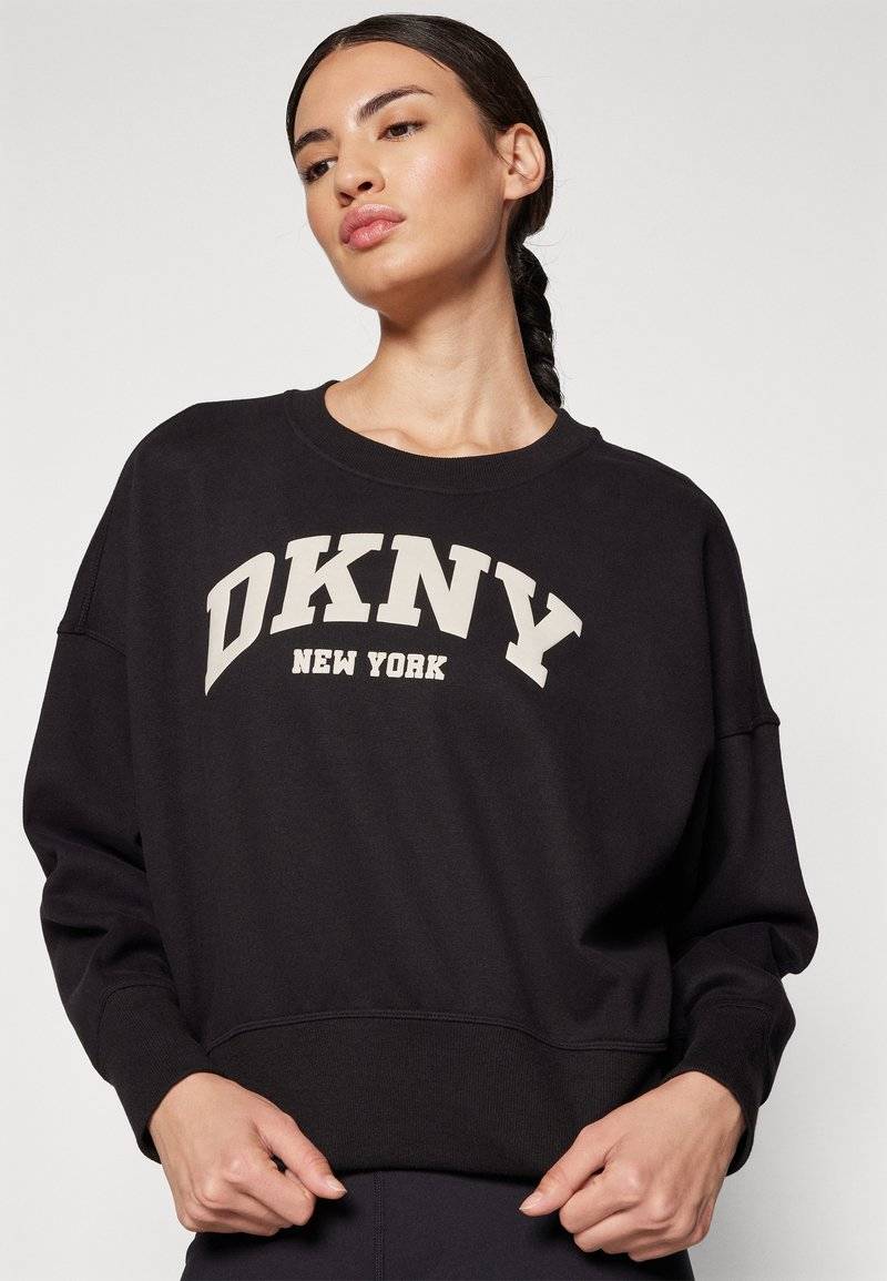 DKNY DKNY VARSITY PUFF LOGO SLEEVE - Sweatshirt Fabrikladen