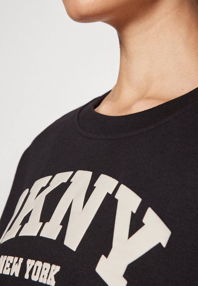 DKNY DKNY VARSITY PUFF LOGO SLEEVE - Sweatshirt Fabrikladen
