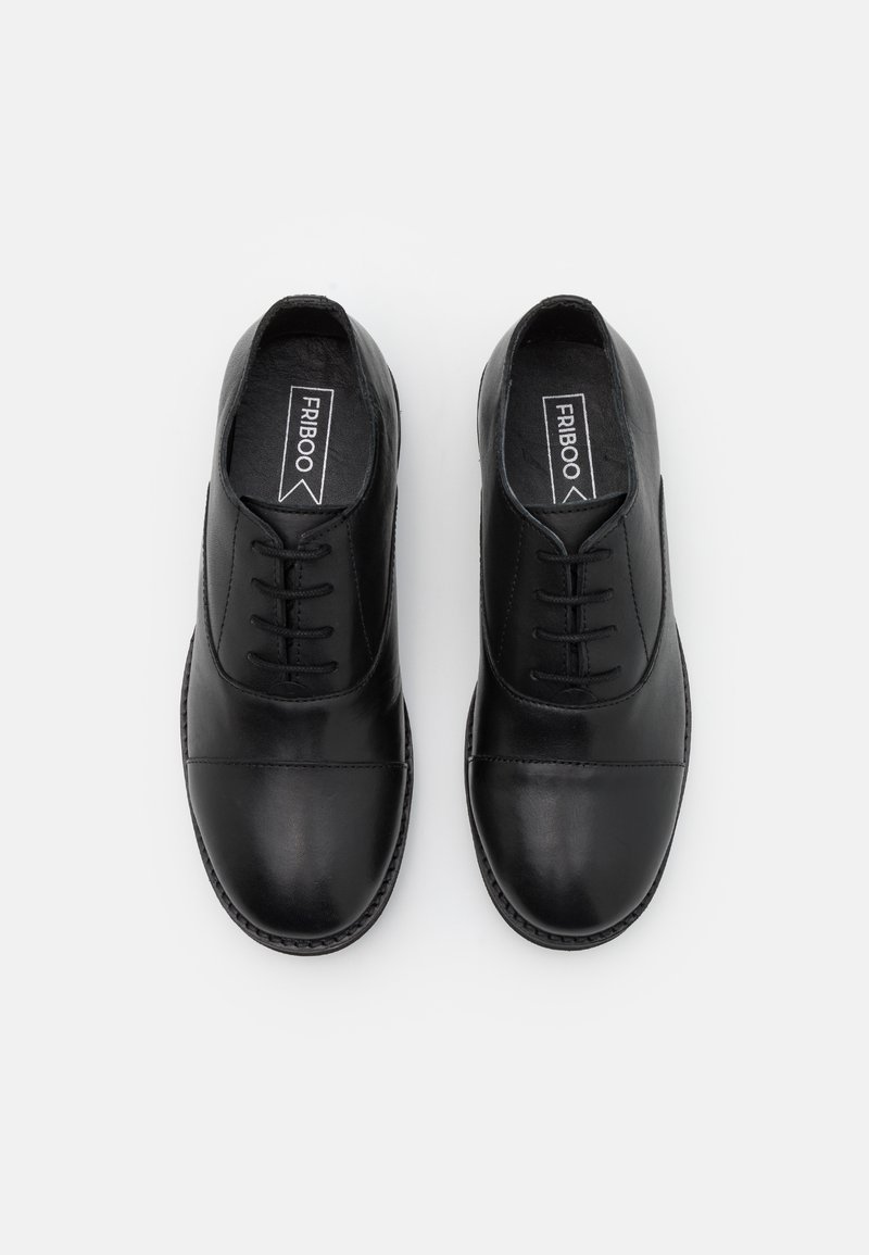 Friboo Friboo LEATHER - Lace-ups - black Limitierter Zeitrabatt