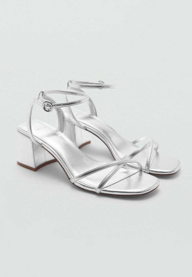 Mango Mango Sandals - plata Begrenztes Angebot