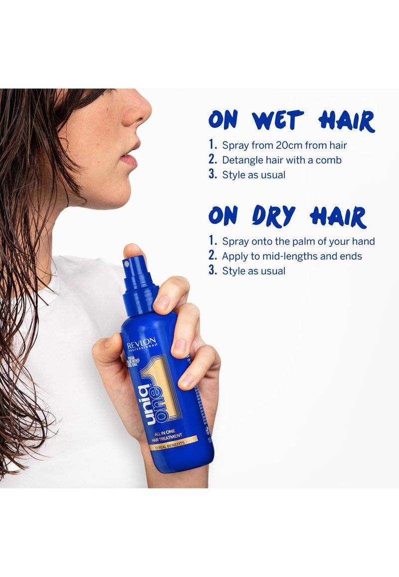 Revlon Professional Revlon Professional UNIQONE LIMITED EDITION RELAXING FRAGRANCE LEAVE-IN PROFESSIONAL MULTI-BENEFIT HAIR TREATMENT - REPAIR, DETANGLE, CONTROL FRIZZ & STYLE - Hair treatment Heißer Verkauf