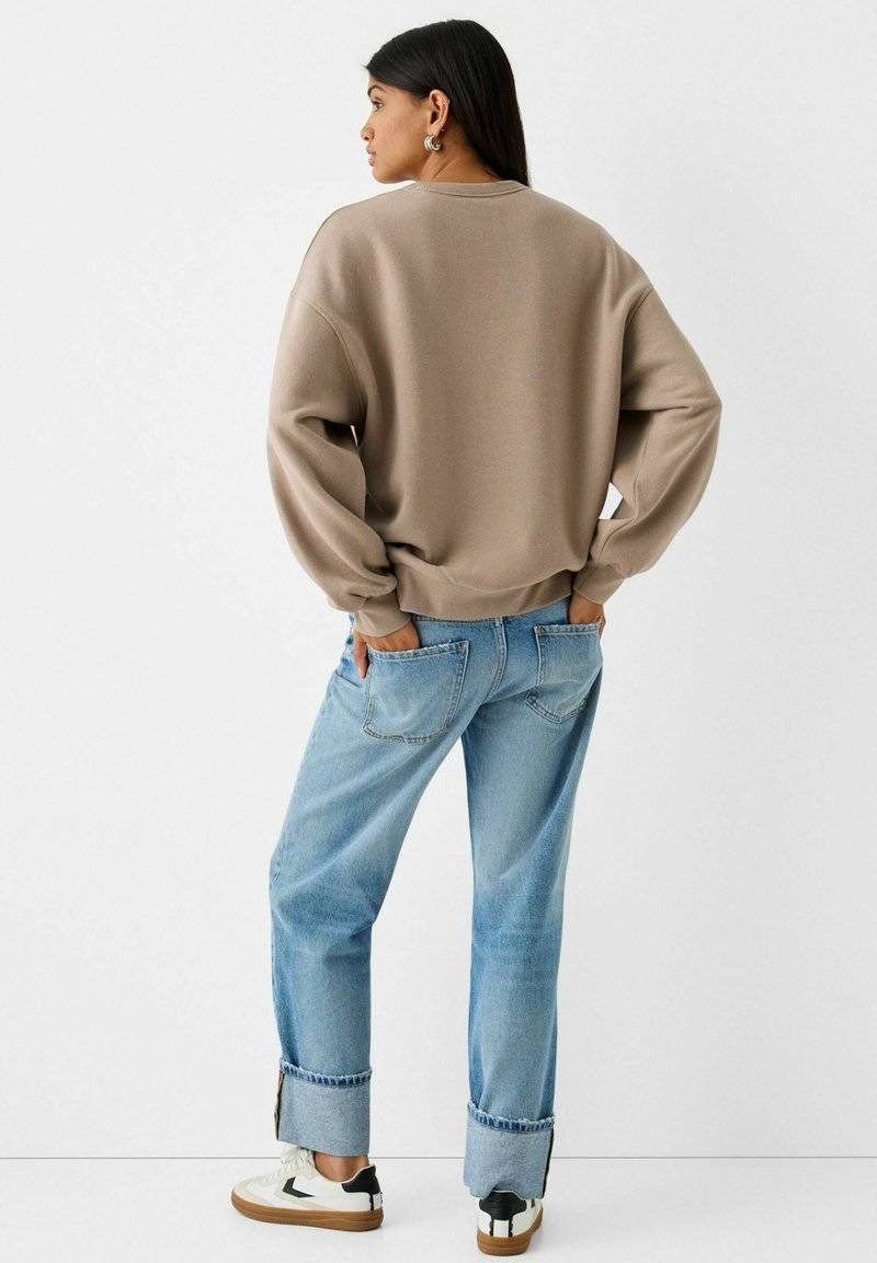 Bershka Bershka Sweatshirt - sand Super Sparpreis