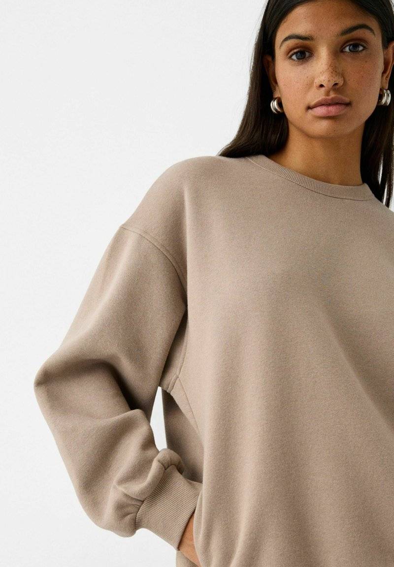 Bershka Bershka Sweatshirt - sand Super Sparpreis