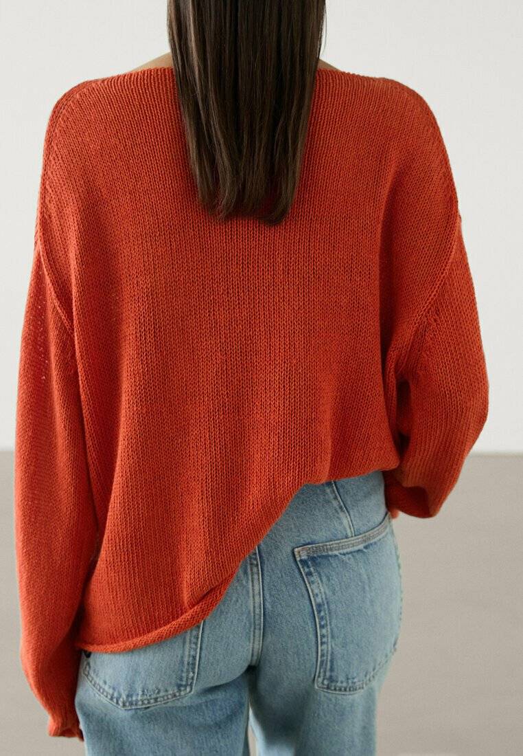 Massimo Dutti Massimo Dutti Jumper - red Kostenlose Rückgabe