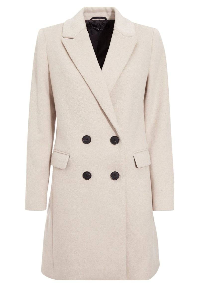 Cache Cache Cache Cache GERADER MIT KNÖPFEN - Classic coat - beige Letzter Tag
