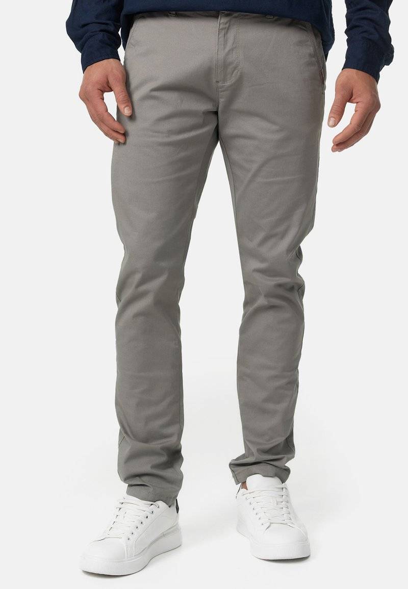 INDICODE JEANS INDICODE JEANS CHERRY - Chinos - light grey