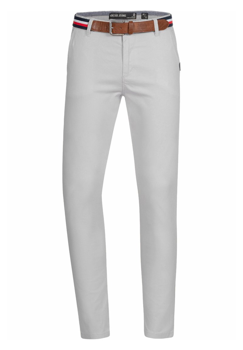 INDICODE JEANS INDICODE JEANS CHERRY - Chinos - light grey Vierteljährliche Förderung