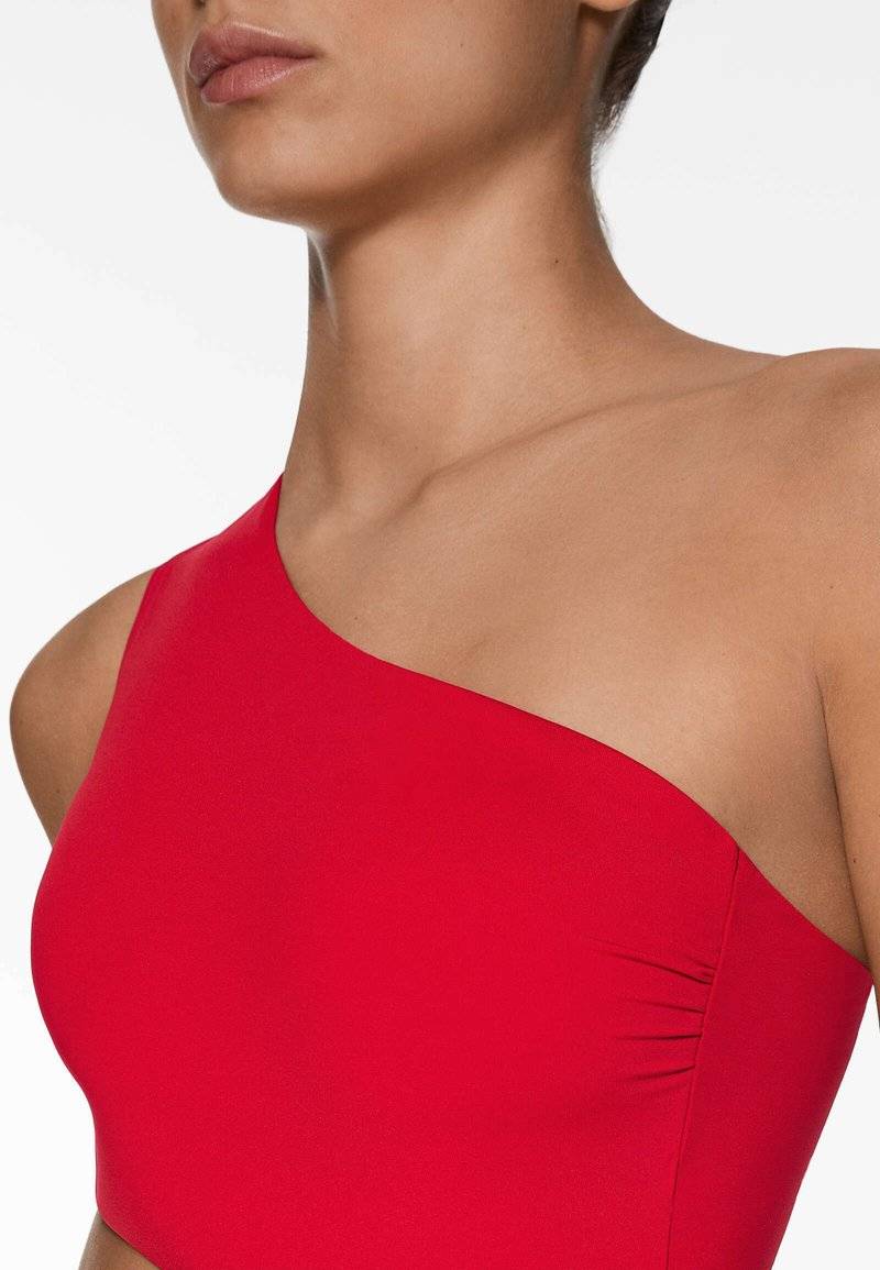 OYSHO OYSHO ASYMMETRIC - Swimsuit - red Clearance-Verkauf